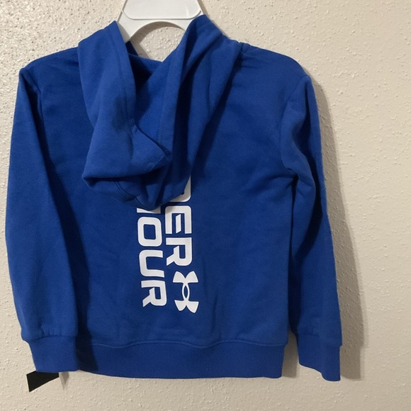 Under Armour Little Boys' Hoodie, Fleece Pullover, Logo & Printed Design Size 6 - Picture 2 of 4